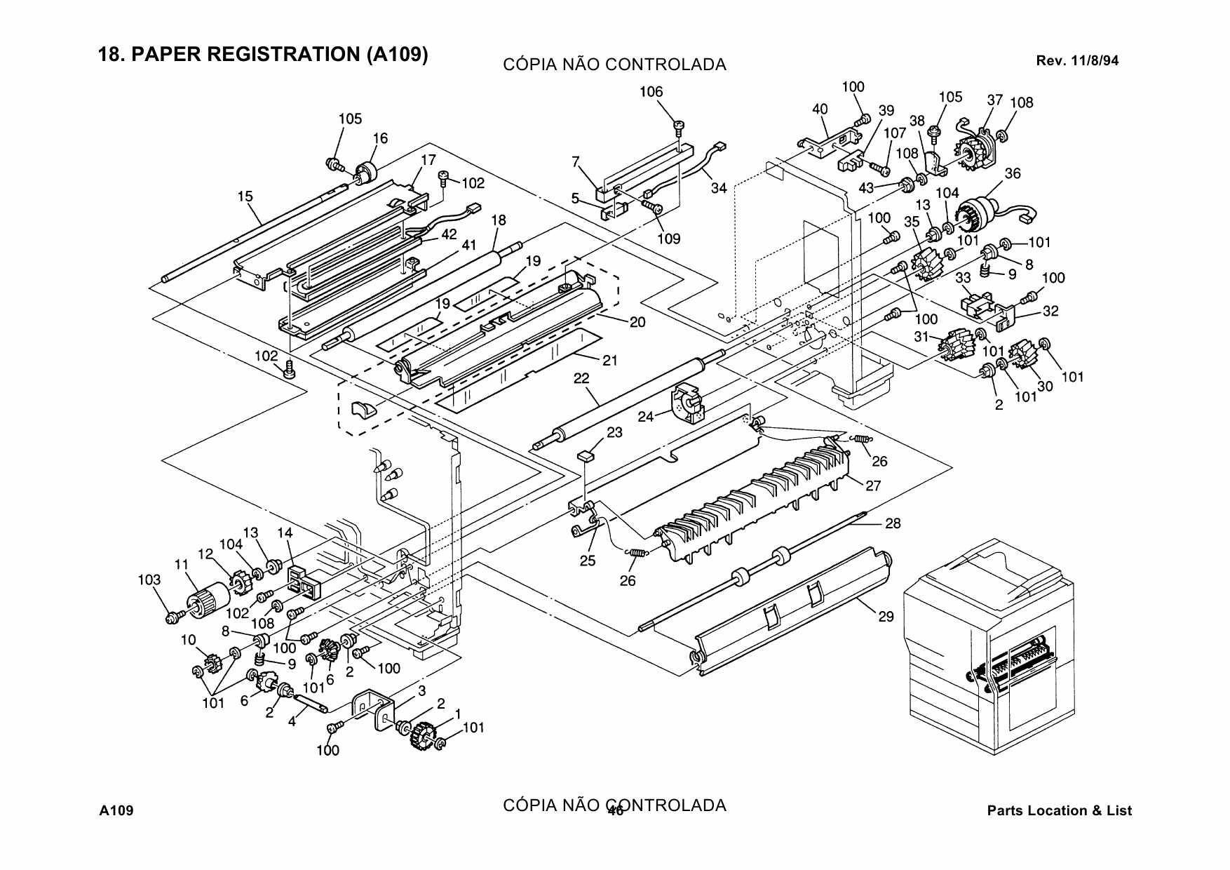 RICOH Aficio NC5006 A109 Parts Catalog-5